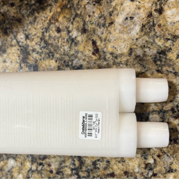 CRATE&BARREL. NWT 2pc cylinder white taper candles -8.5” - Picture 7 of 7